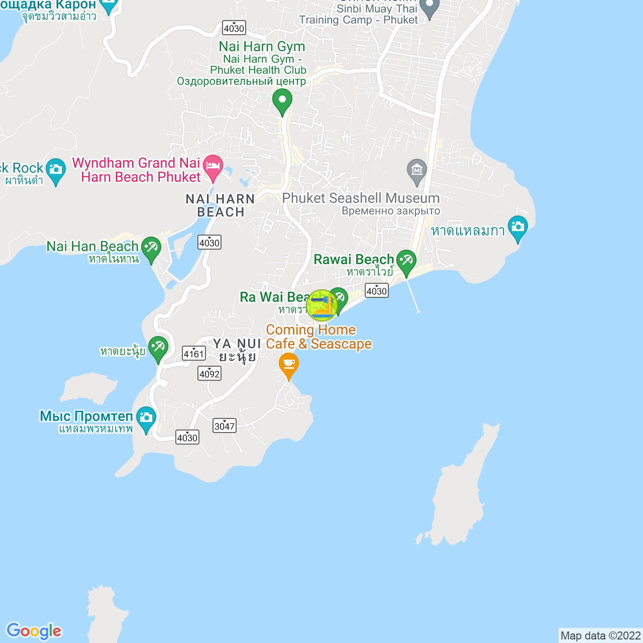 Amazon Café на карте Пхукета