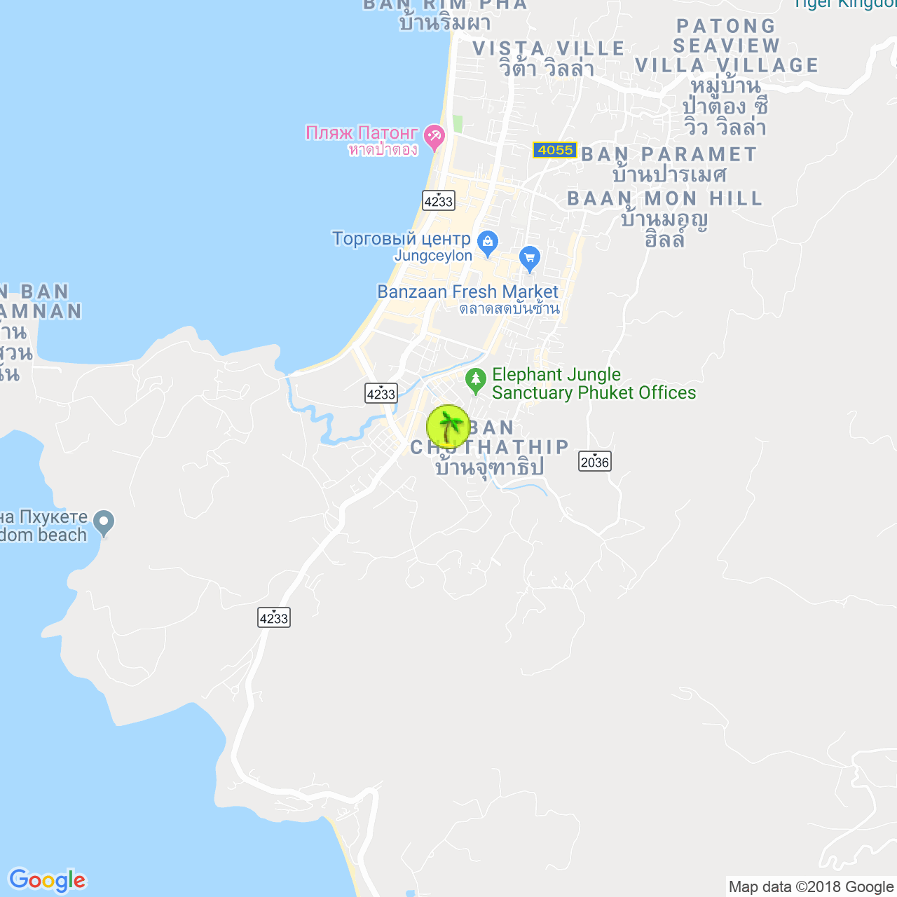 Boonrang Sauna на карте Пхукета